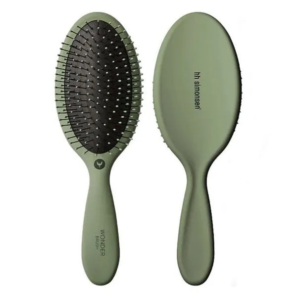 HH Simonsen Wonder Brush Army Green Haarbürste